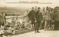  1914-1918 1915 Ile d'Oléron Groupe de prisonniers allemands Group German prisoners.jpg 